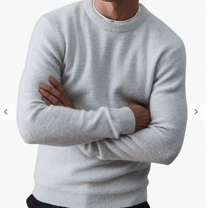 Reiss wool and mohair crewneck sweater